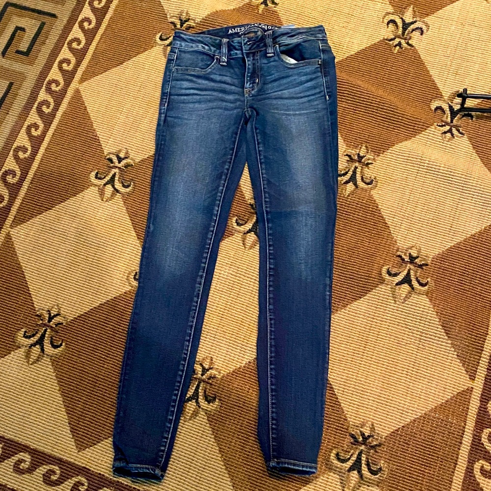American Eagle Outfitters Blue Skinny Jeans🦅💥👖